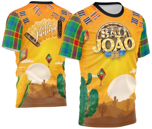 Arte Vetor Camisa Festa Junina Mod-22