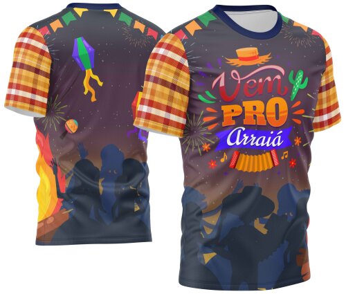 Arte Vetor Camisa Festa Junina Mod-20