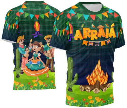 Arte Vetor Camisa Festa Junina Mod-19