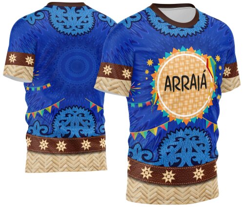Arte Vetor Camisa Festa Junina Mod-17