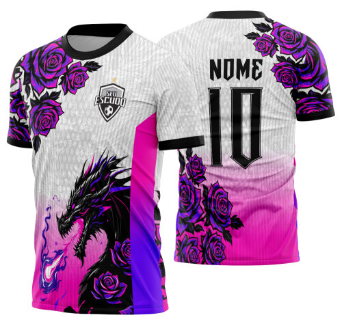Arte vetor camisa Interclasse Dragão Mod-858