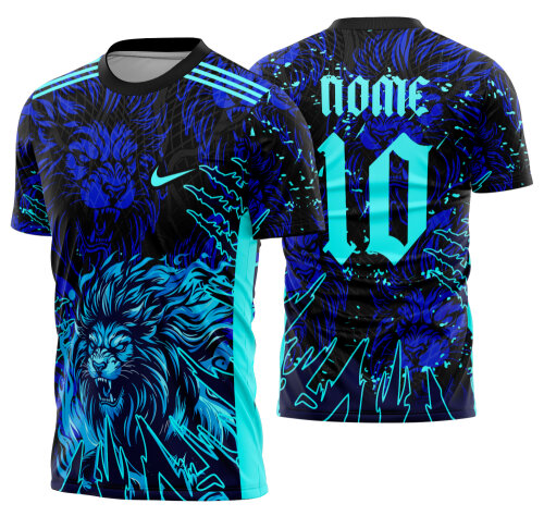 Arte Vetor Camisa Interclasse leão Mod-847