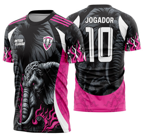 Arte Vetor Camisa Interclasse elefante Mod-846