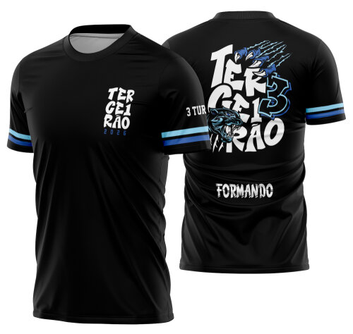 Arte vetor camisa Terceirão Puma Azul Mod-344