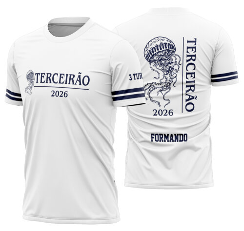 Arte Vetor Camisa Terceirão Agua Viva Mod-339
