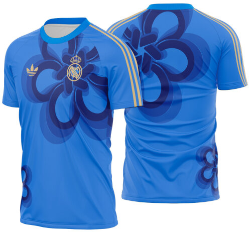 Arte Vetor Camisa Real Madrid Pre-jogo ano novo chines 2025-2026