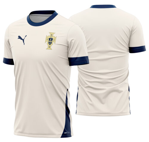 Arte Vetor Camisa Portugal Pre-jogo 2025
