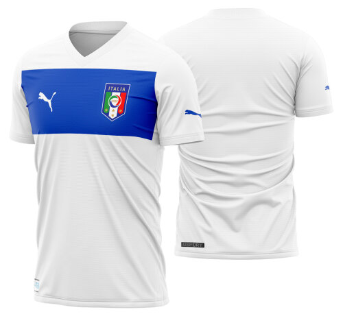 Arte Vetor Camisa Italia Visita 2012-2013