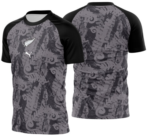 Arte Vetor Camisa Nova Zelanda Pre-jogo 2026
