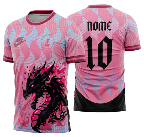 Arte Vetor Camisa Interclasse dragão Mod-808