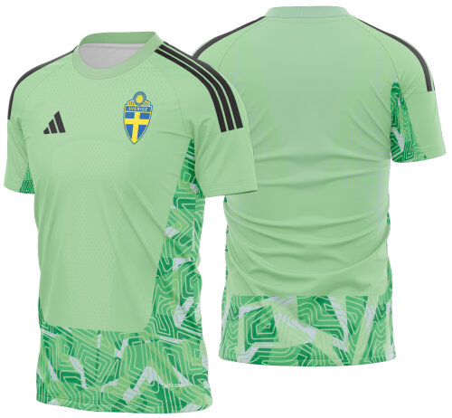 Arte vetor camisa Suecia Goleiro I 2026