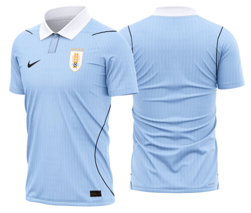 Arte Vetor Camisa Uruguai Titular 2026-28
