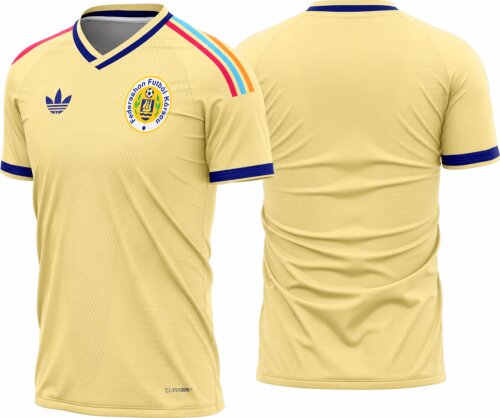Arte vetor camisa Curaçao Reserva 2026-28