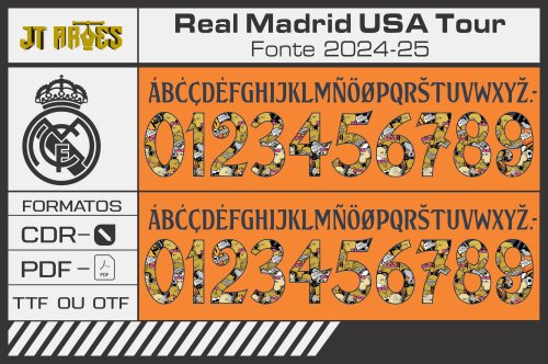 Fonte Real Madrid USA Tour 2024 2025