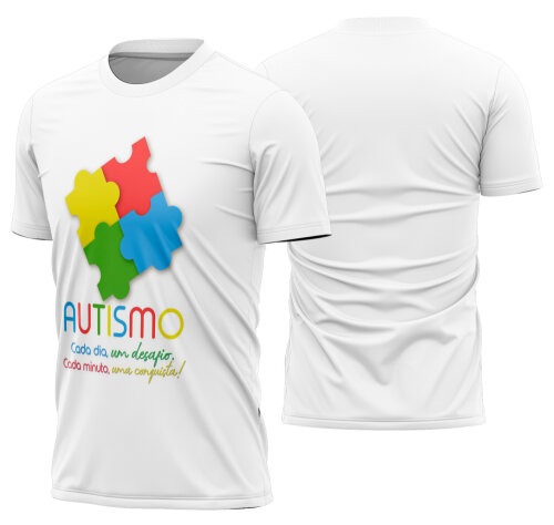 Arte estampa camisa Autismo Mod-24