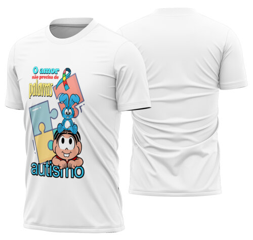 Arte estampa camisa Autismo Mod-7