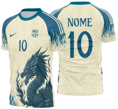 Arte Vetor Camisa Interclasse Dragão Mod-748