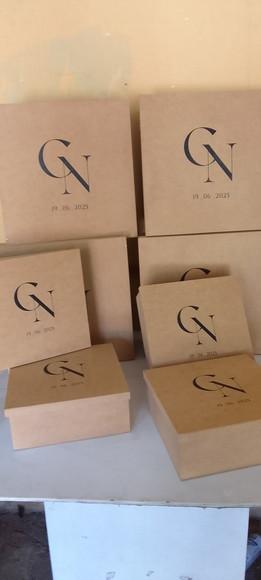 10 Caixas de mdf Personalizadas Casamento