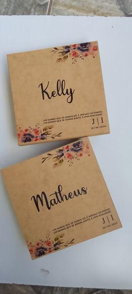 Caixa de mdf Personalizada Casamento