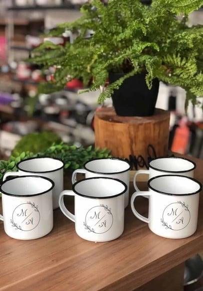 Canecas de Alumínio Personalizadas 150ml Embaladas
