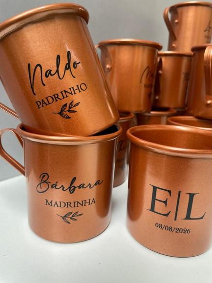Canecas Moscow Mule Personalizadas Casamento