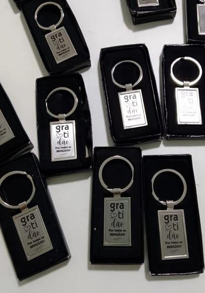 Chaveiros em Inox Personaizados