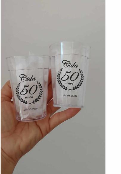Copos Brasileirinho Personalizados 50 Anos