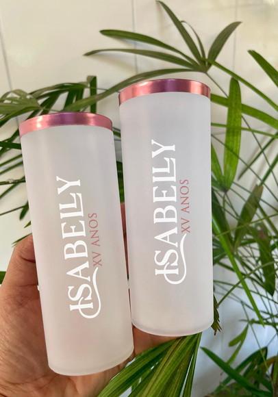 Copos Personalizados 15 Anos Rosê