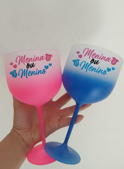 Taças Personalizadas Chá Revelação