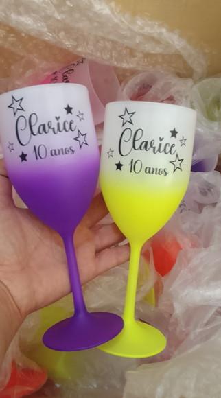 Taças Personalizadas Aniversário 10 Anos
