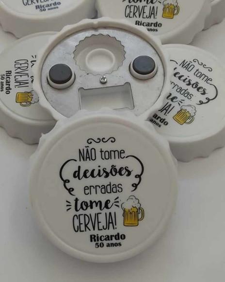 Abridor de Garrafa com Imã Personalizado
