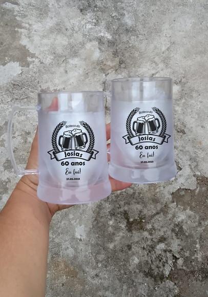 Canecas de Gel Personalizadas 60 Anos
