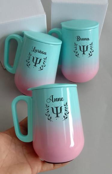 Canecas Inox Personalizadas Psicologia