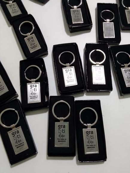Chaveiro Inox Personalizado
