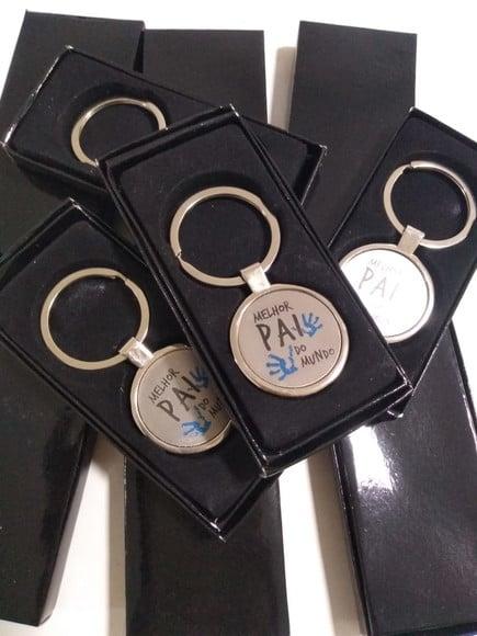 Chaveiros Inox Personalizados Formato Redondo