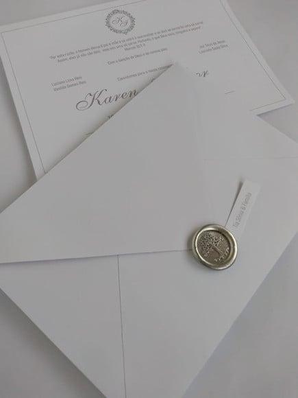Convite Casamento Clássico