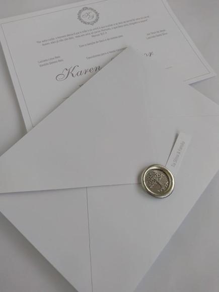 Convite Casamento Clássico