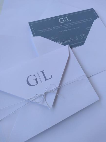 Convite Casamento Clássico Gl