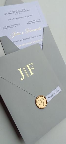 Convite Casamento Jf