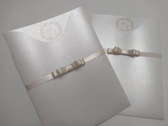 Convite de Casamento Clássico