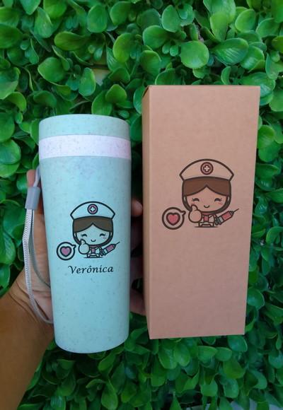 Copo Fibra de Bambu Personalizado