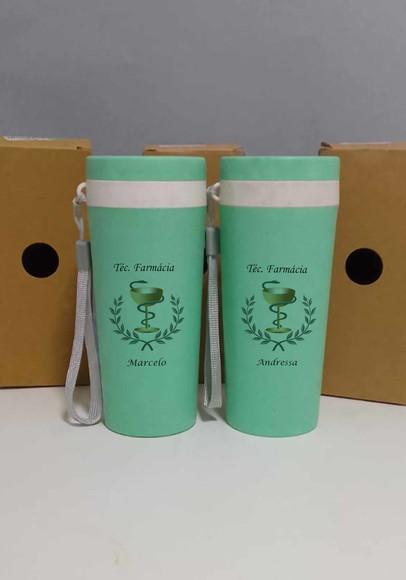 Copos Fibra de Bambu Personalizados