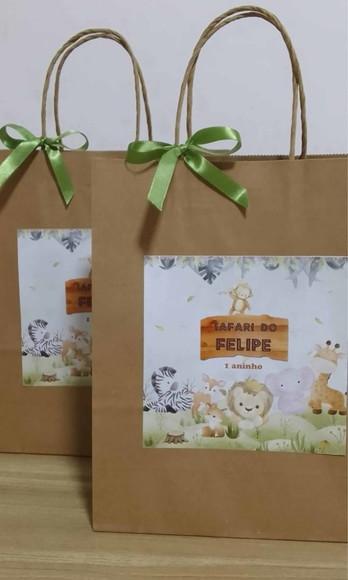 Sacolinha Surpresa Personalizada Safari