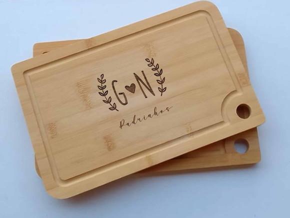 Tábua de Carne Personalizada Padrinhos Casamento