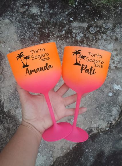 Taça Gin Degradê Duplo Personalizada