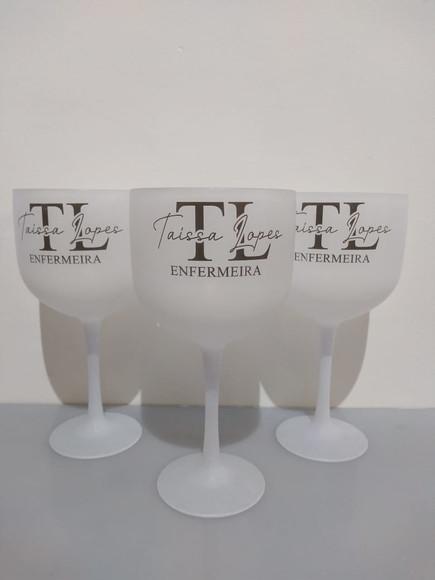 Taça Gin Personalizada Formatura Enfermagem