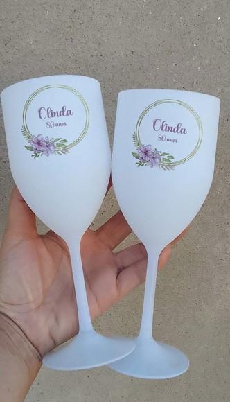 Taças Personalizadas 80 Anos