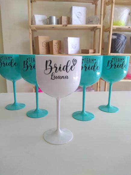 Taças Gin Personalizadas Team Bride