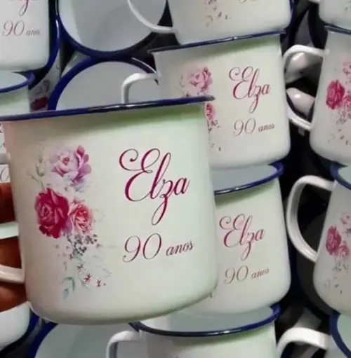 Canecas Esmaltada 300ml Personalizada