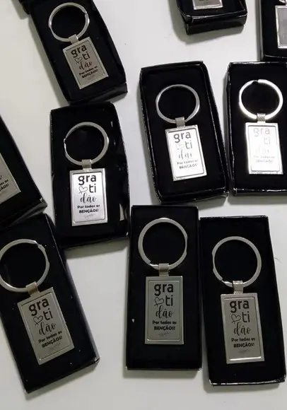 Chaveiros em Inox Personaizados